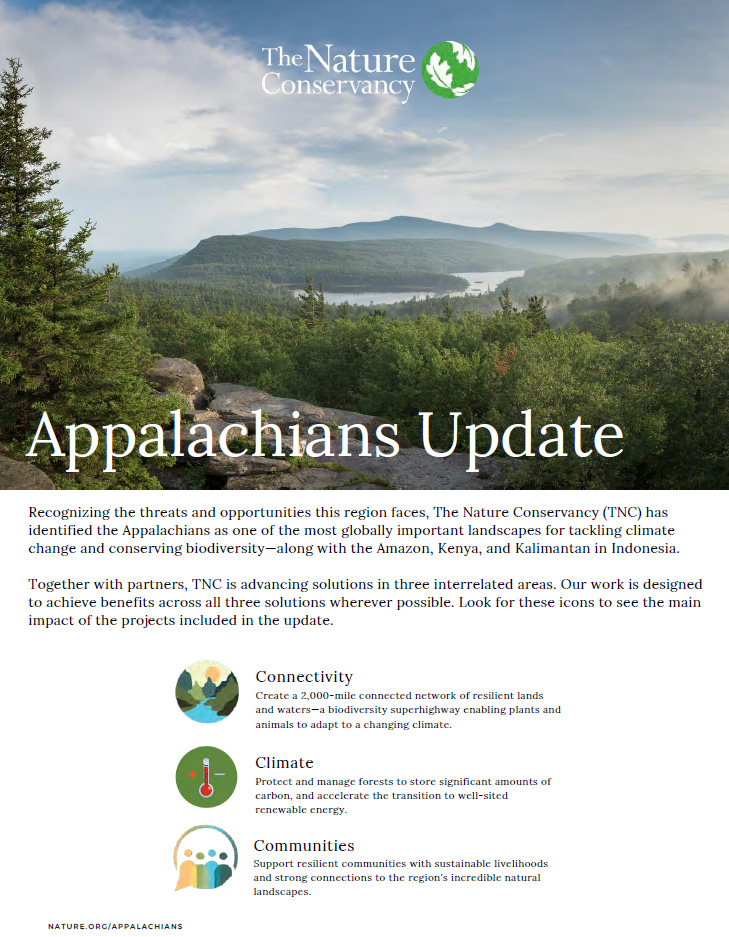 Cover of Appalachians Update Spring 2023.