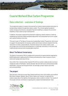 TNC's Coastal Wetland Blue Carbon Programme report shares data collected at seven sites to evaluate economic feasibility of blue carbon project development. 
