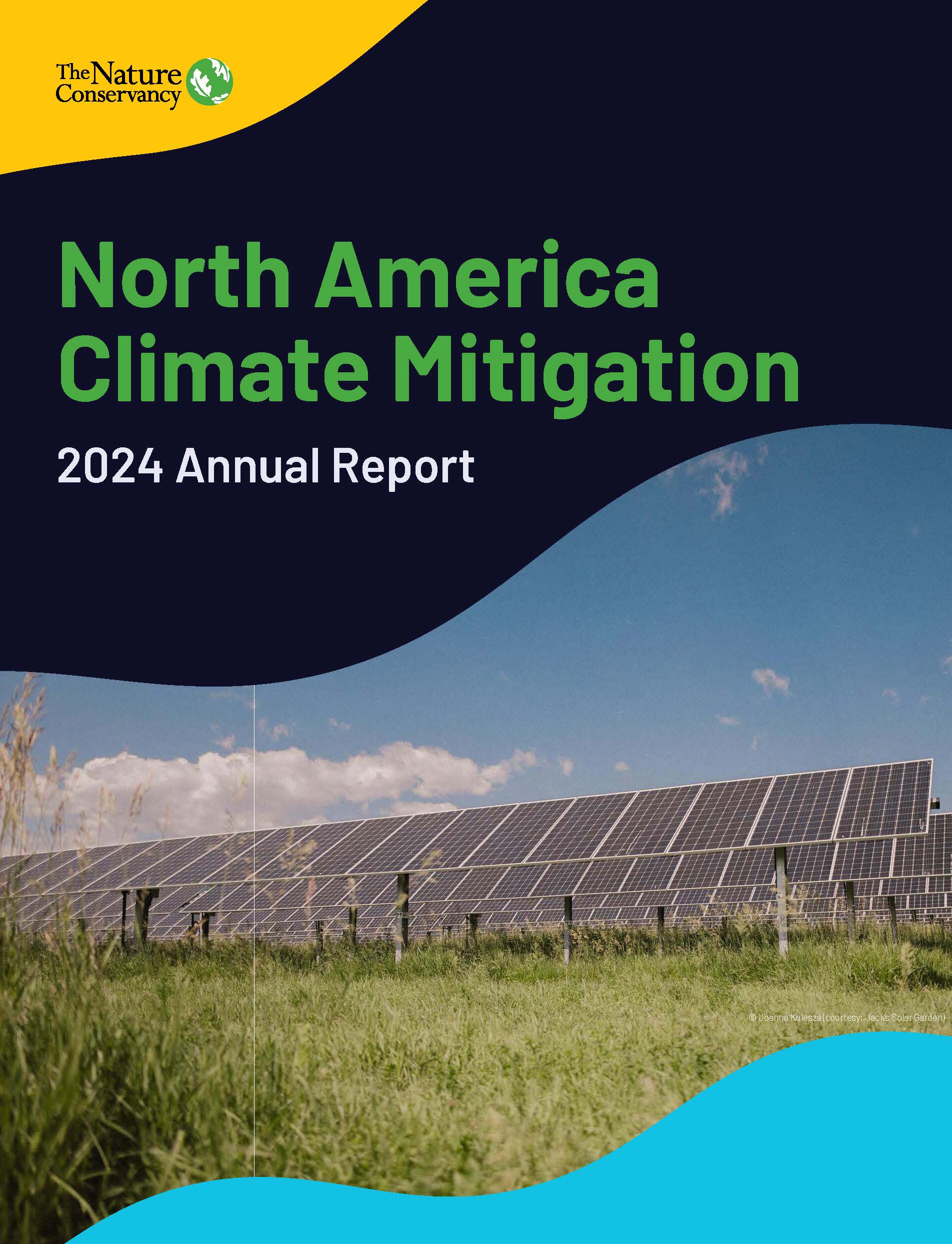Cover of annual report. 