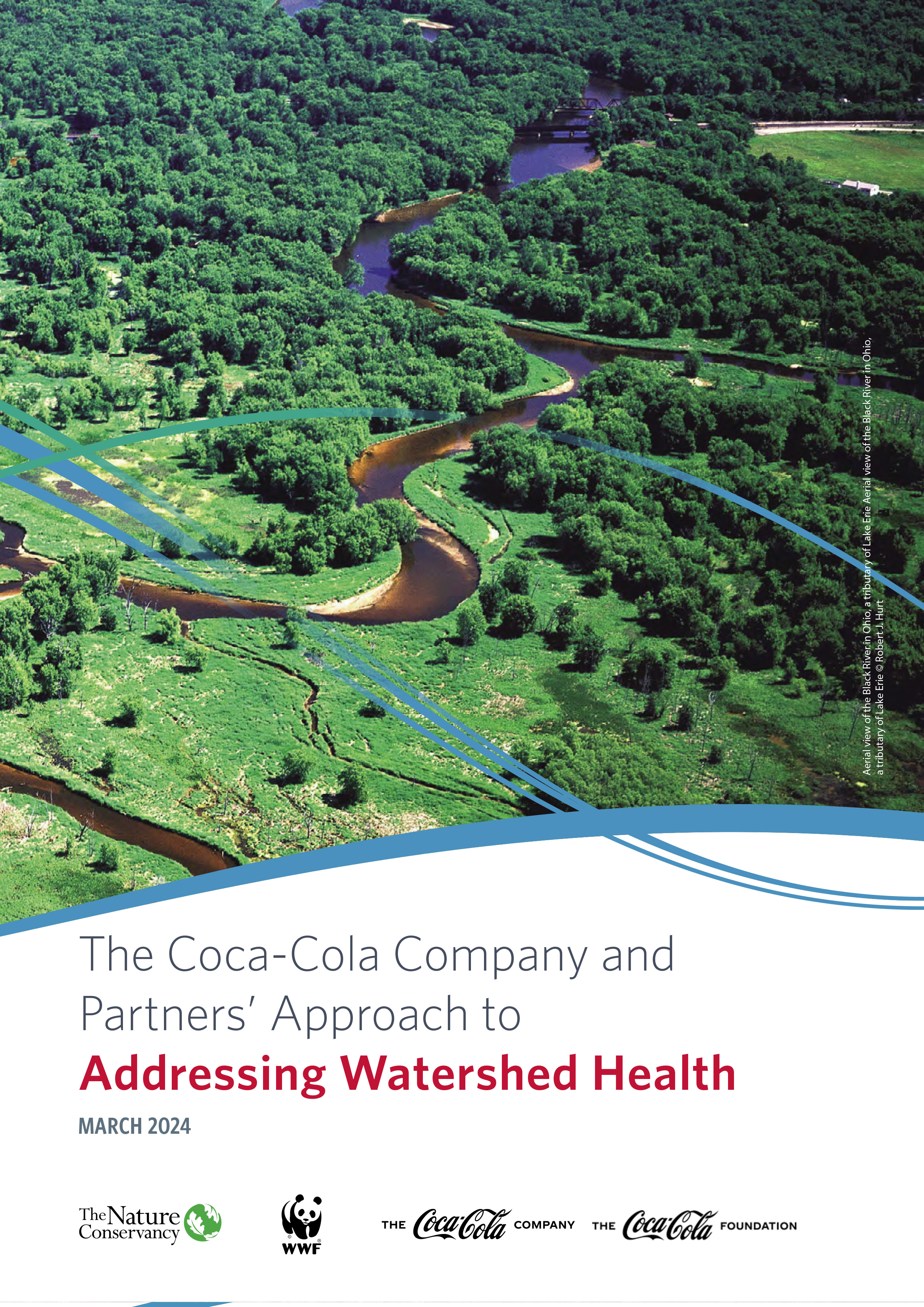 Cover of Coca-Cola Watershed Report.