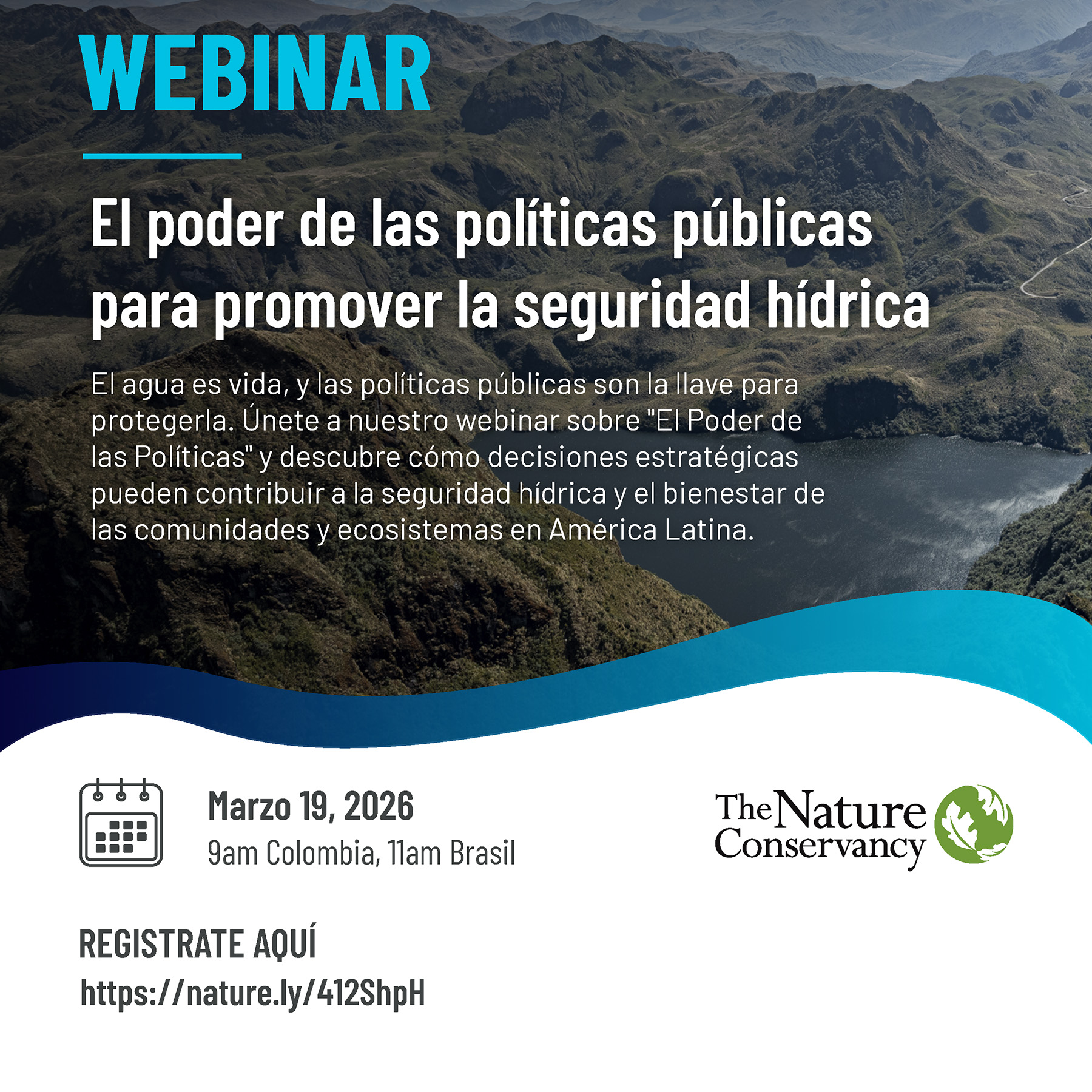 Imagen promocional del webinar.