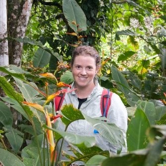 Katie Konchar stands in nature.